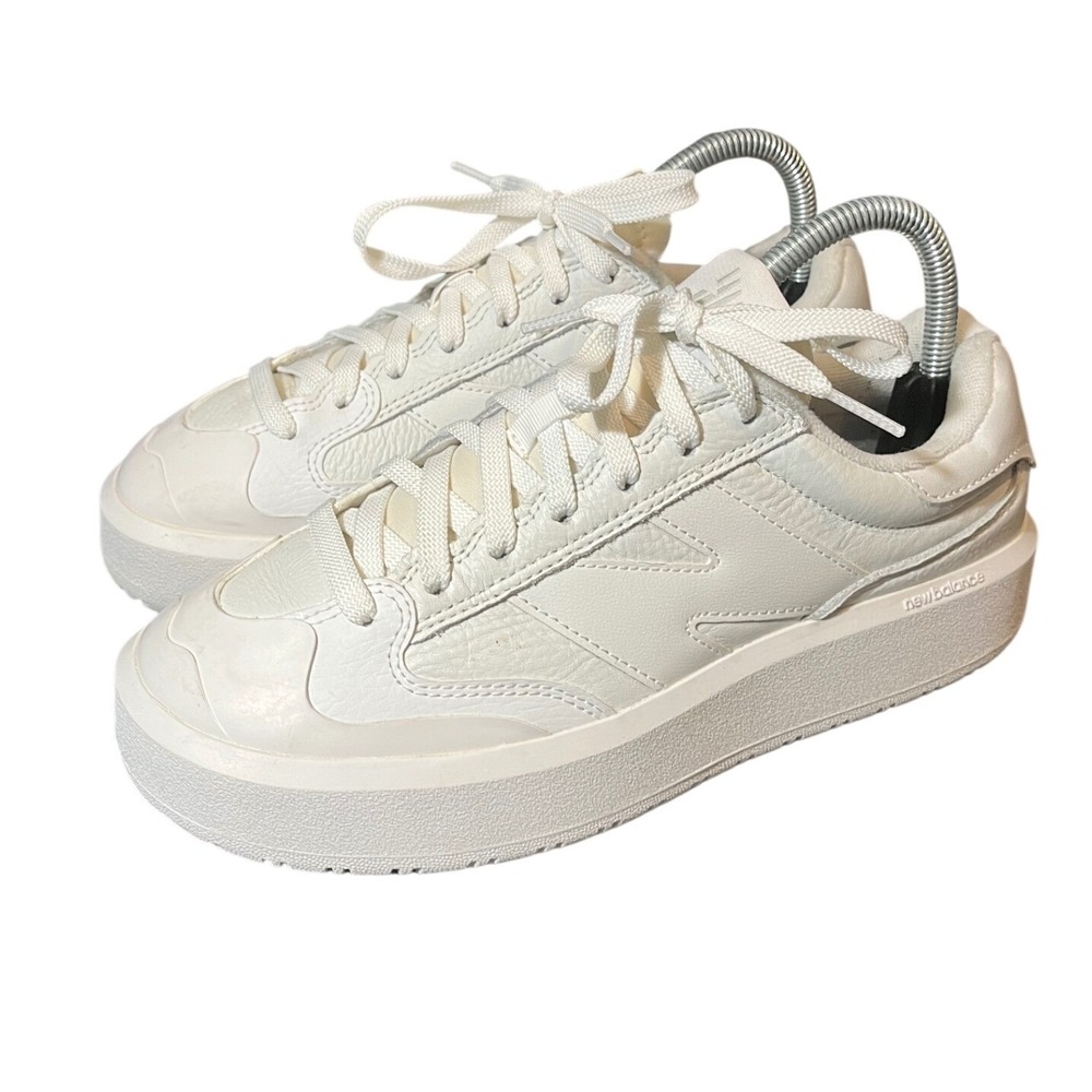New Balance CT302LA Sneakers Mens 7 Women 8.5 White Platform Leather Court Shoes